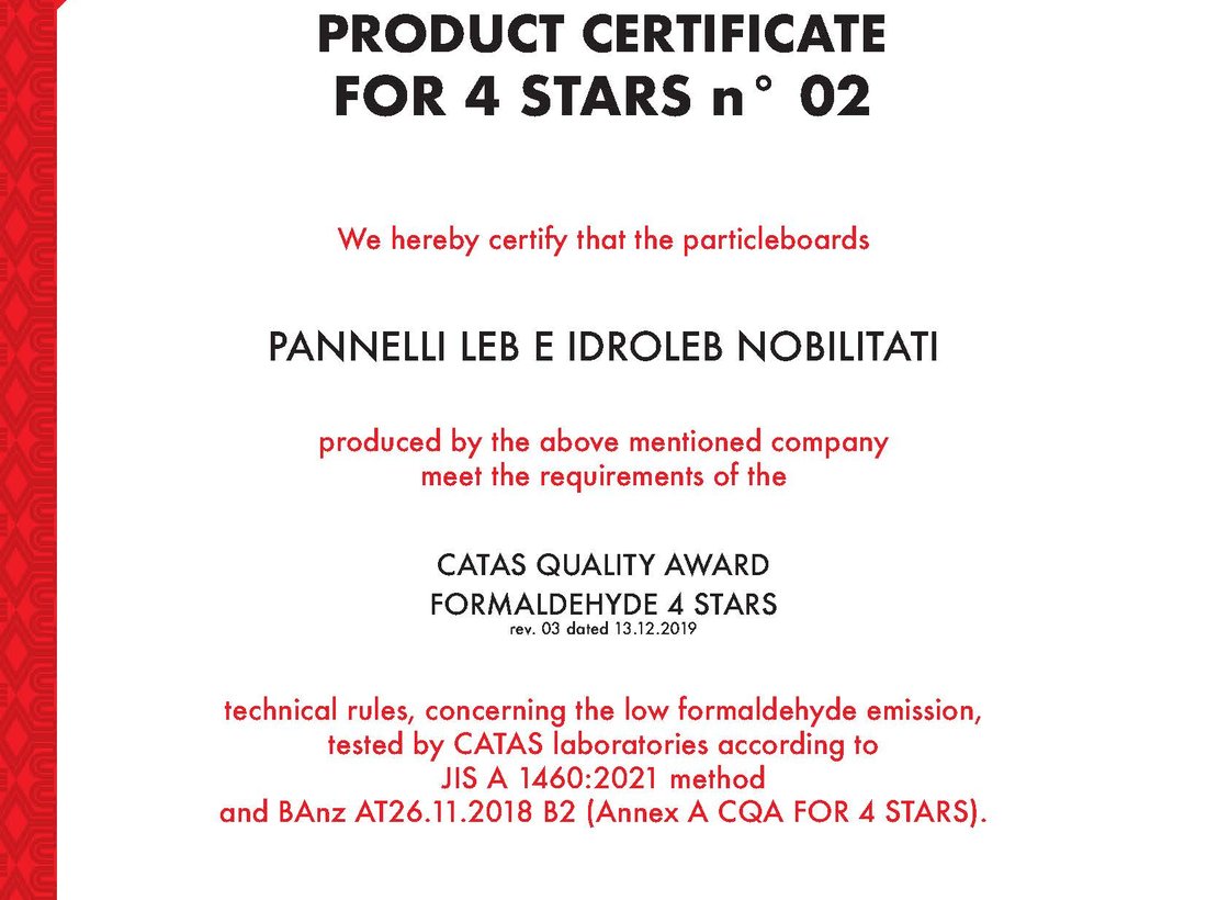 Certifications and material standards