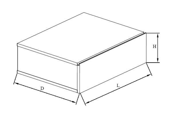 GA351T one-tier drawer cabinet