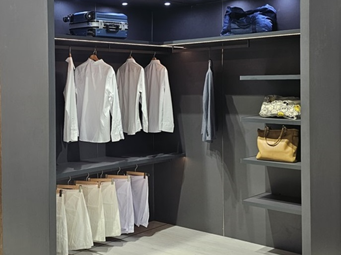 L-Shape Wardrobe