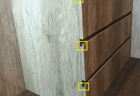 Two-tier cabinet storage