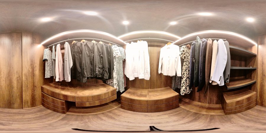 Preview of PWF walk-in wardrobe 360 view